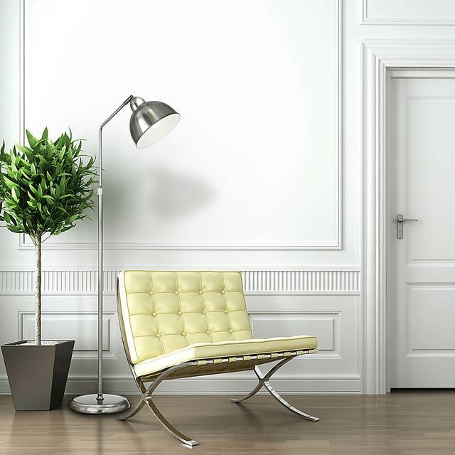 Scott Post Nickel Floor Lamp - Thumbnail - Image 4