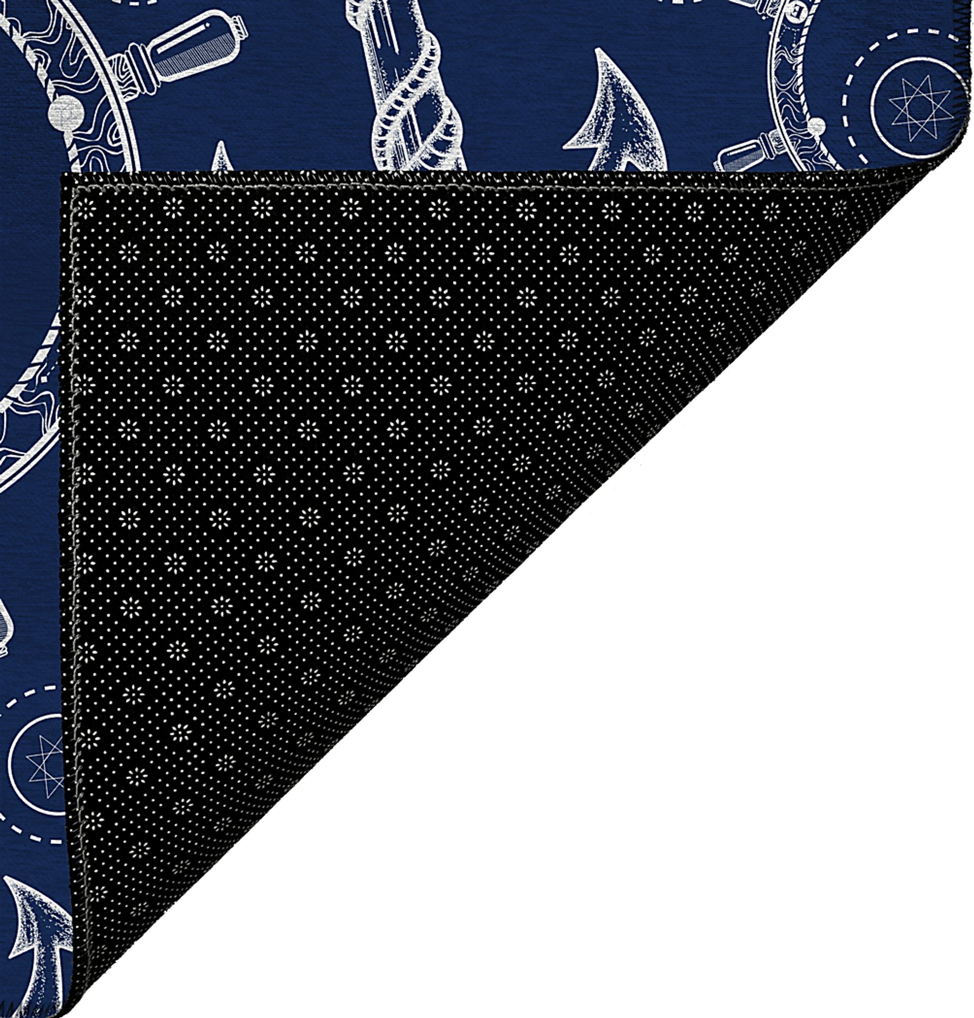 Sotterley Navy Blue 3' x 5' Rug - Image 4