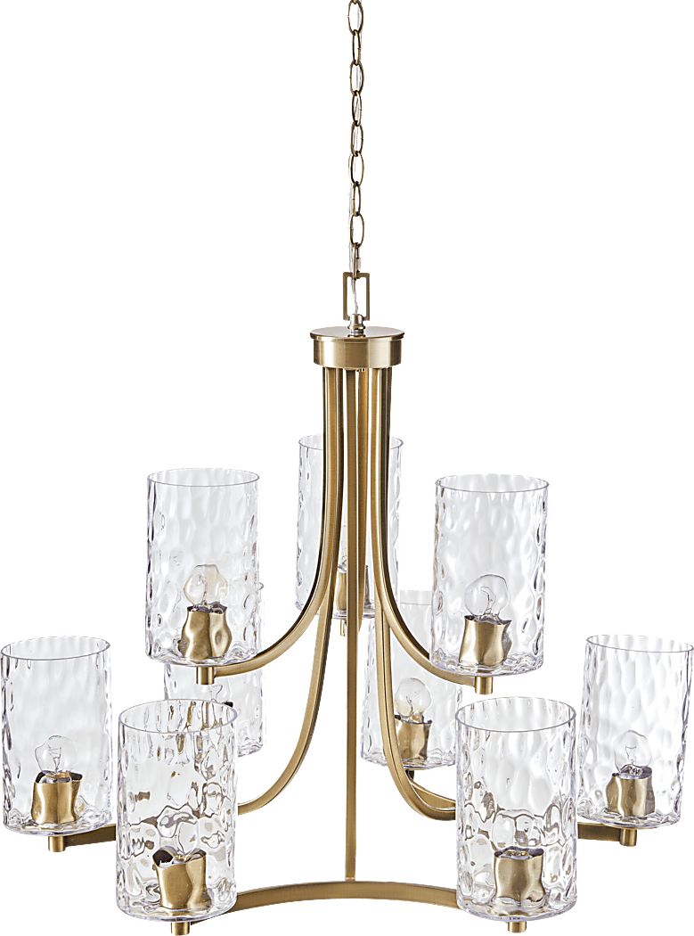 Scovel Cay Brass Chandelier