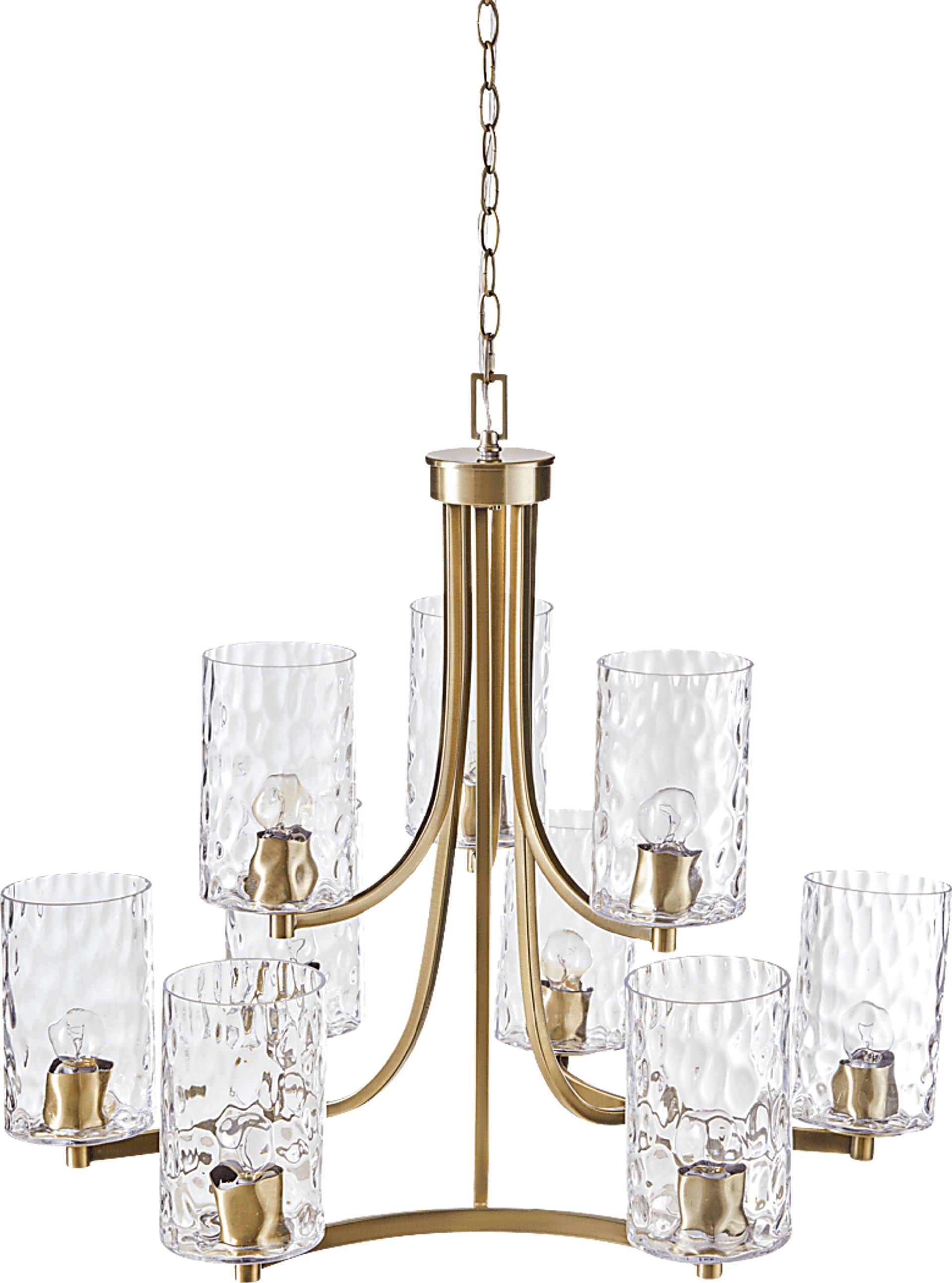 Scovel Cay Brass Chandelier - Image 1