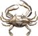 Sea Crab Silver Indoor/Outdoor Wall Art