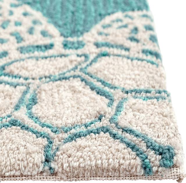 Sea Creature Blue 7'6 x 9'6 Indoor/Outdoor Rug - Thumbnail - Image 6