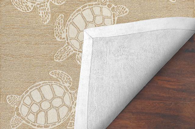Sea Creature Taupe 7'6 x 9'6 Indoor/Outdoor Rug - Thumbnail - Image 7