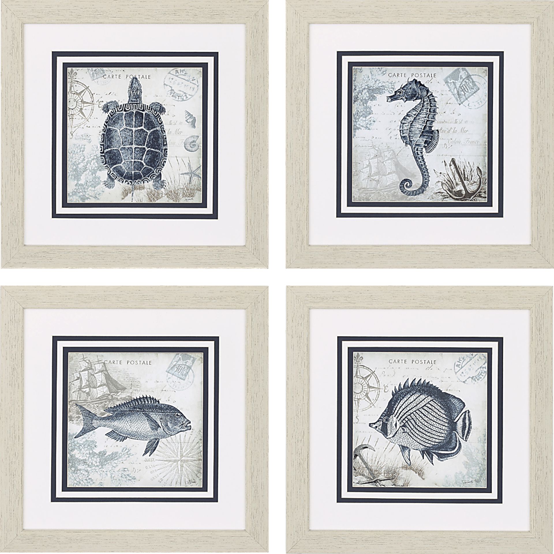 Sea Place Set of 4 Artwork - Image 1