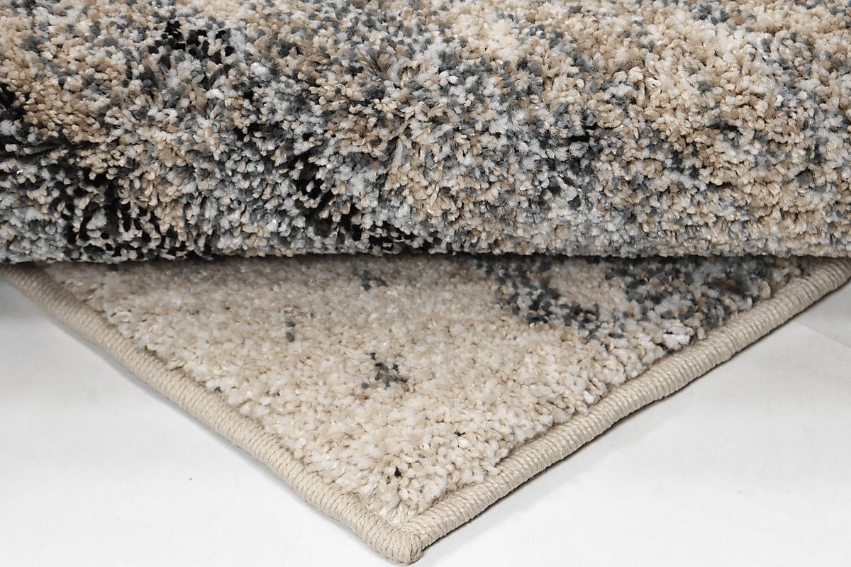 Sea Sky Gray Polypropylene Fabric Rug | Rooms to Go