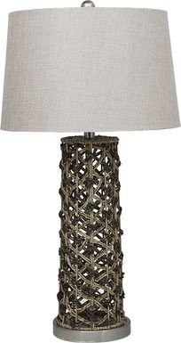 Sea Town Brown Table Lamp