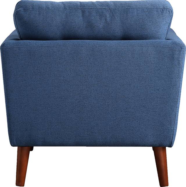 Seabolt Blue Accent Chair - Thumbnail - Image 4