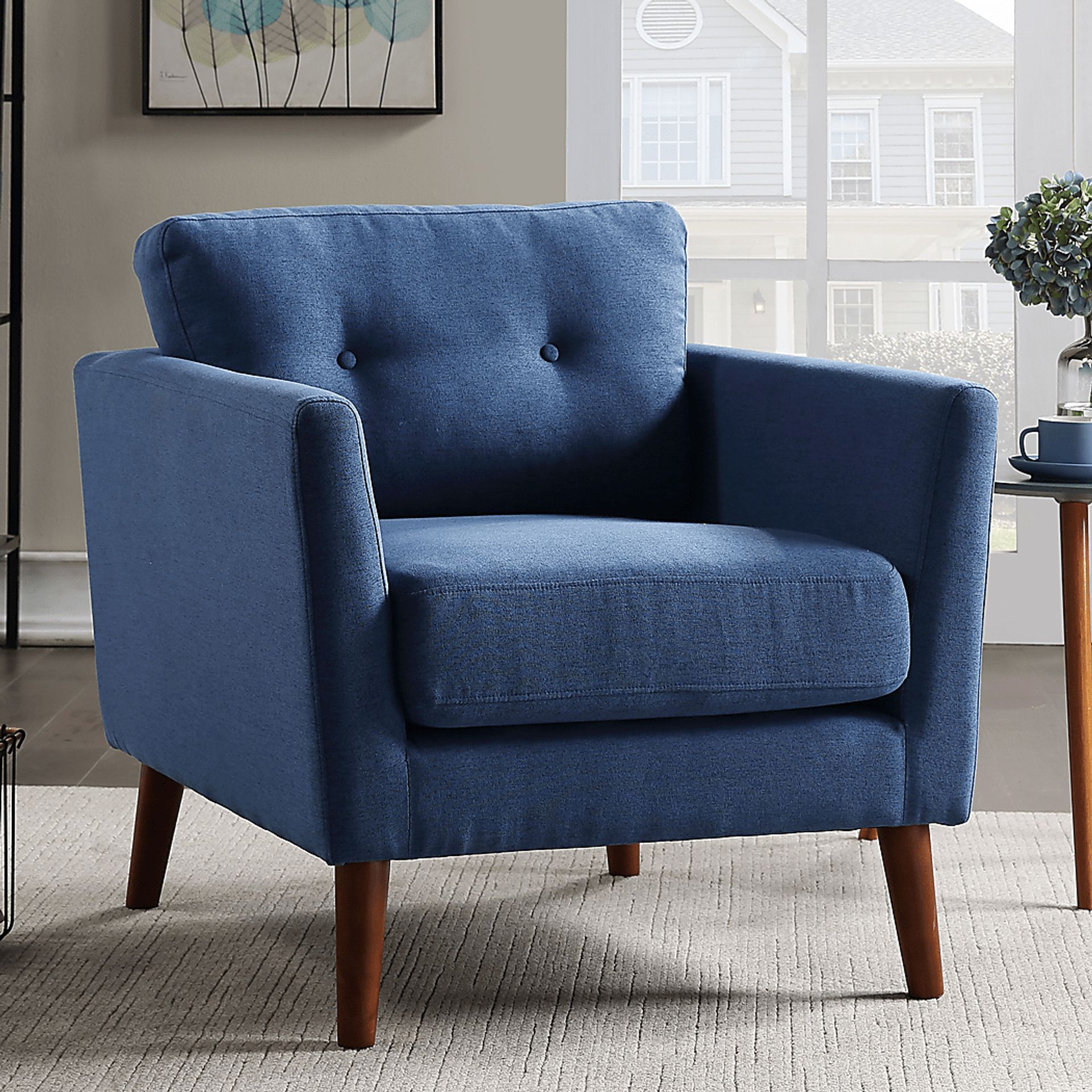 Seabolt Blue Accent Chair - Image 7