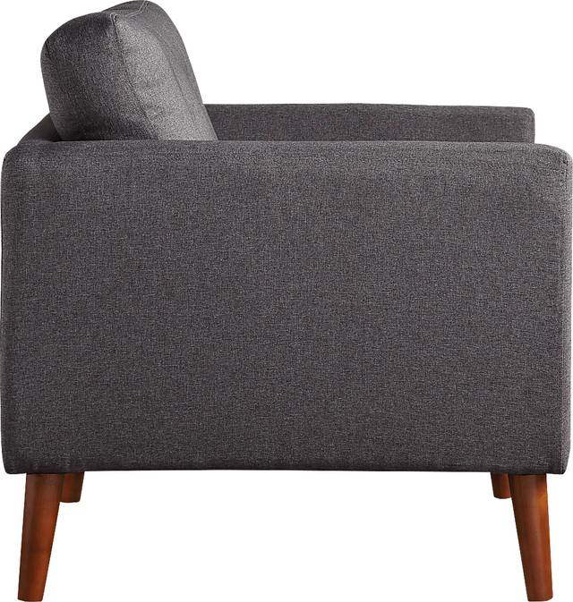 Seabolt Charcoal Accent Chair - Thumbnail - Image 4