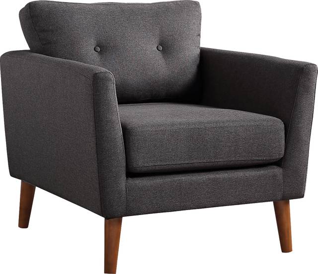 Seabolt Charcoal Accent Chair - Thumbnail - Image 1