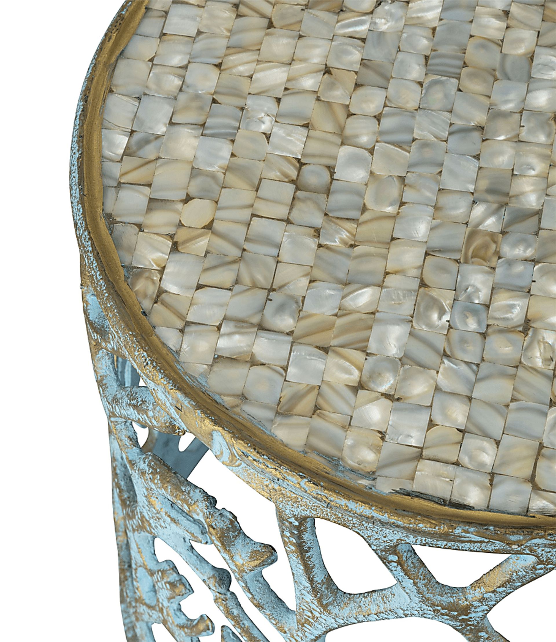 Seaforth Blue Nesting Tables, Set of 2 - Image 5