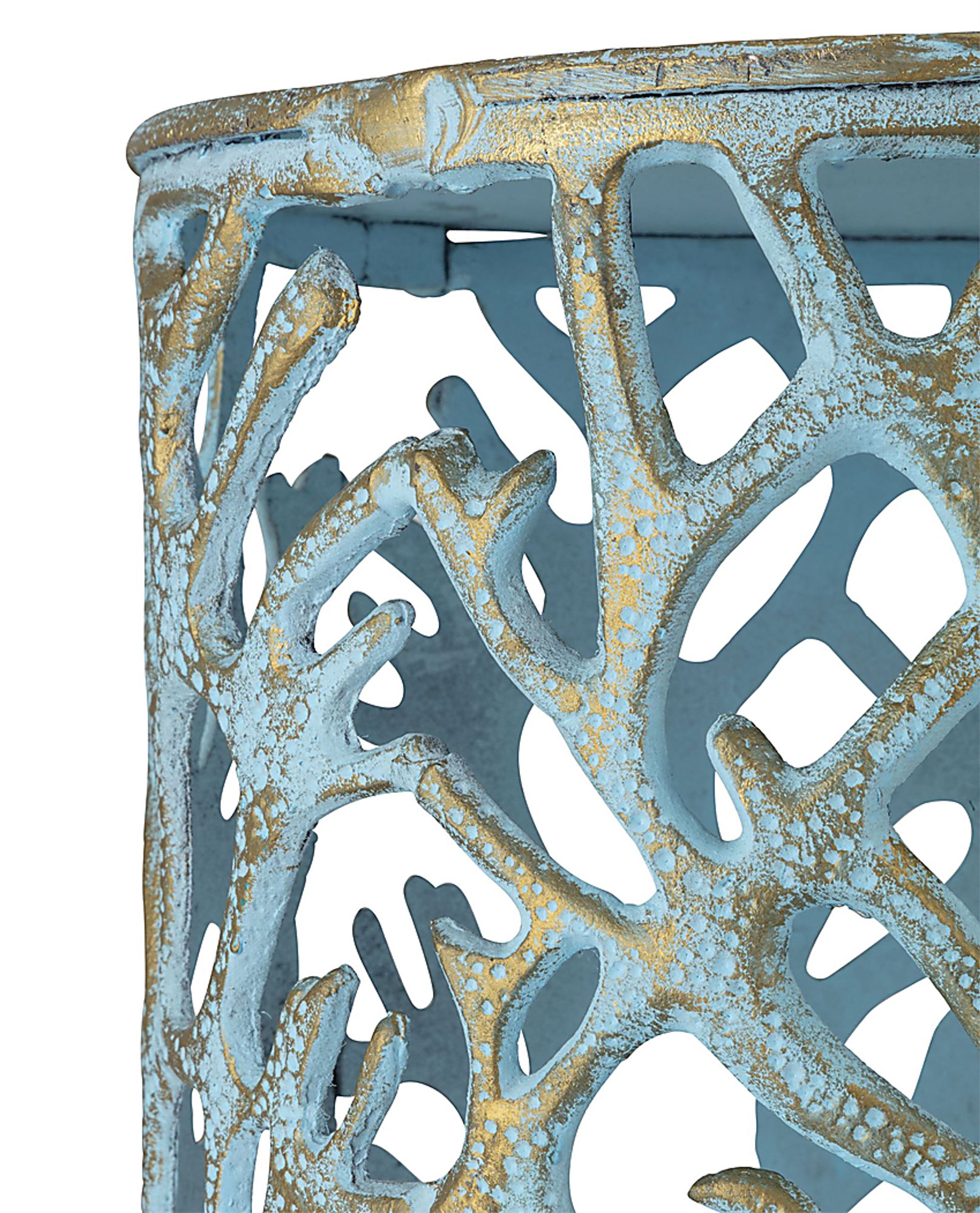 Seaforth Blue Nesting Tables, Set of 2 - Image 7