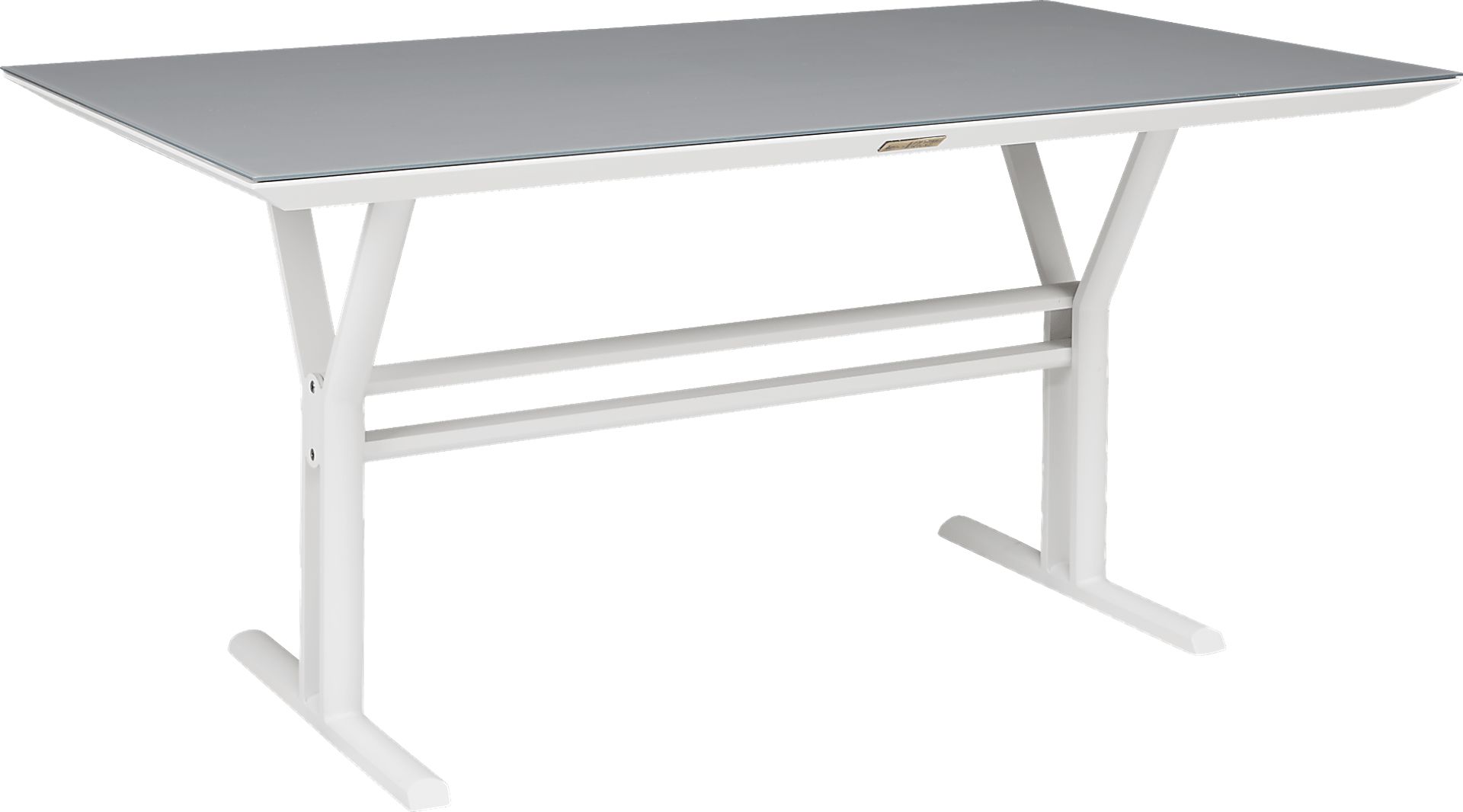 Seagate White 5 Pc Rectangle Outdoor Dining Set - Image 2