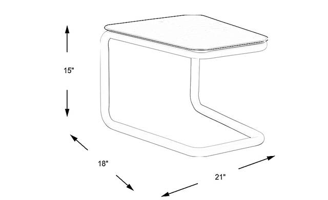 Dimension Image. Please refer to the Dimension Tab on this page for dimension details.