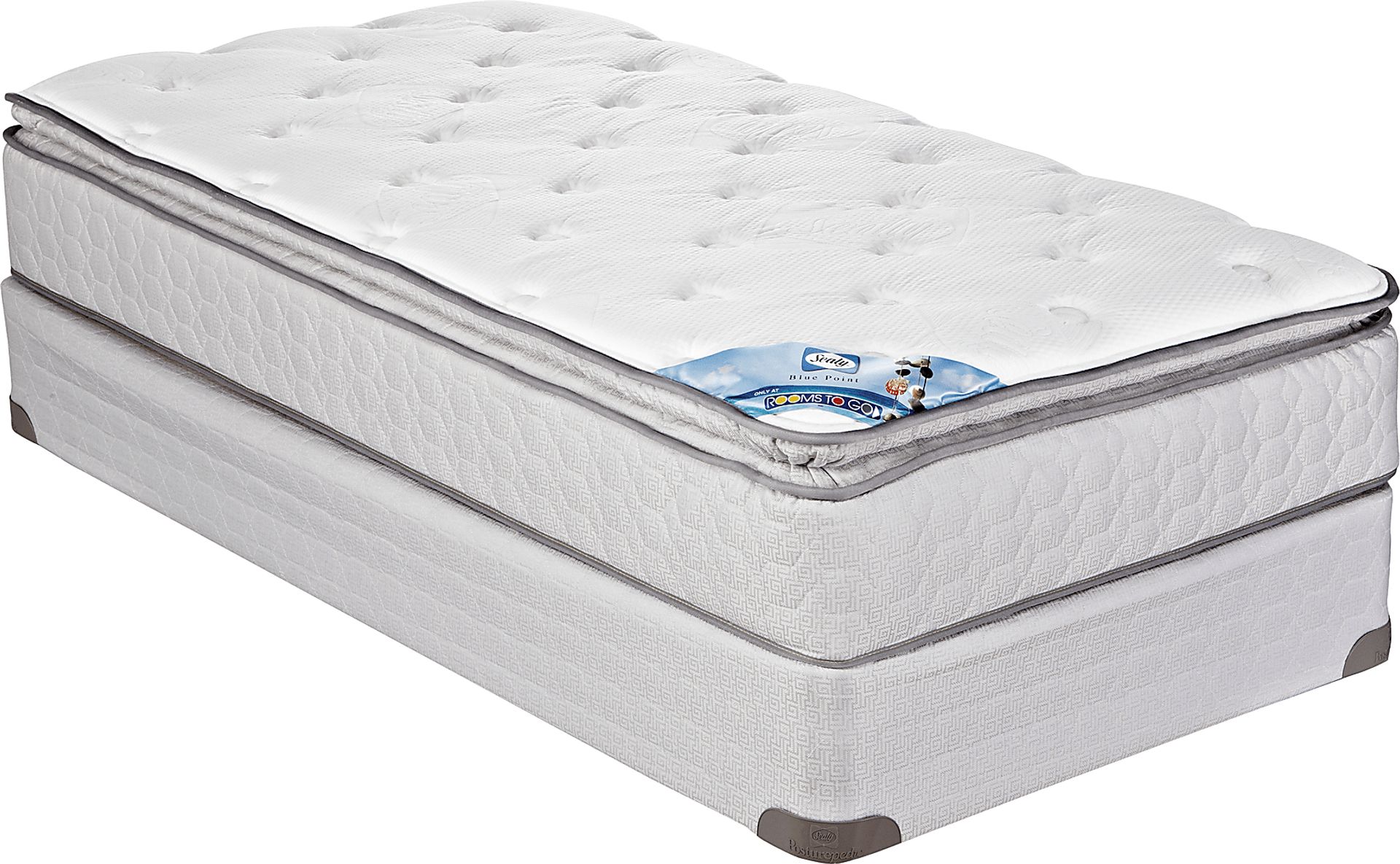 Sealy Blue Point Full Mattress Set - Image 1