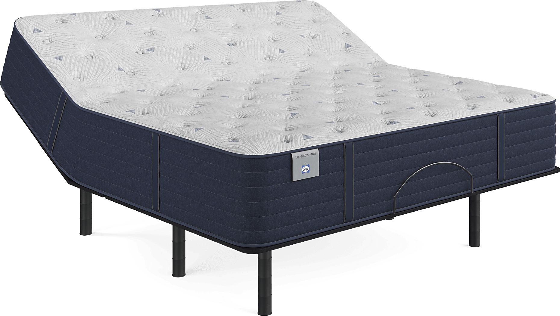 Sealy Correct Comfort Kerry Park King Mattress with Head Up Only Base