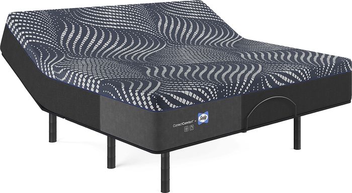 Sealy Correct Comfort Northgate King Mattress with Head Up Only Base