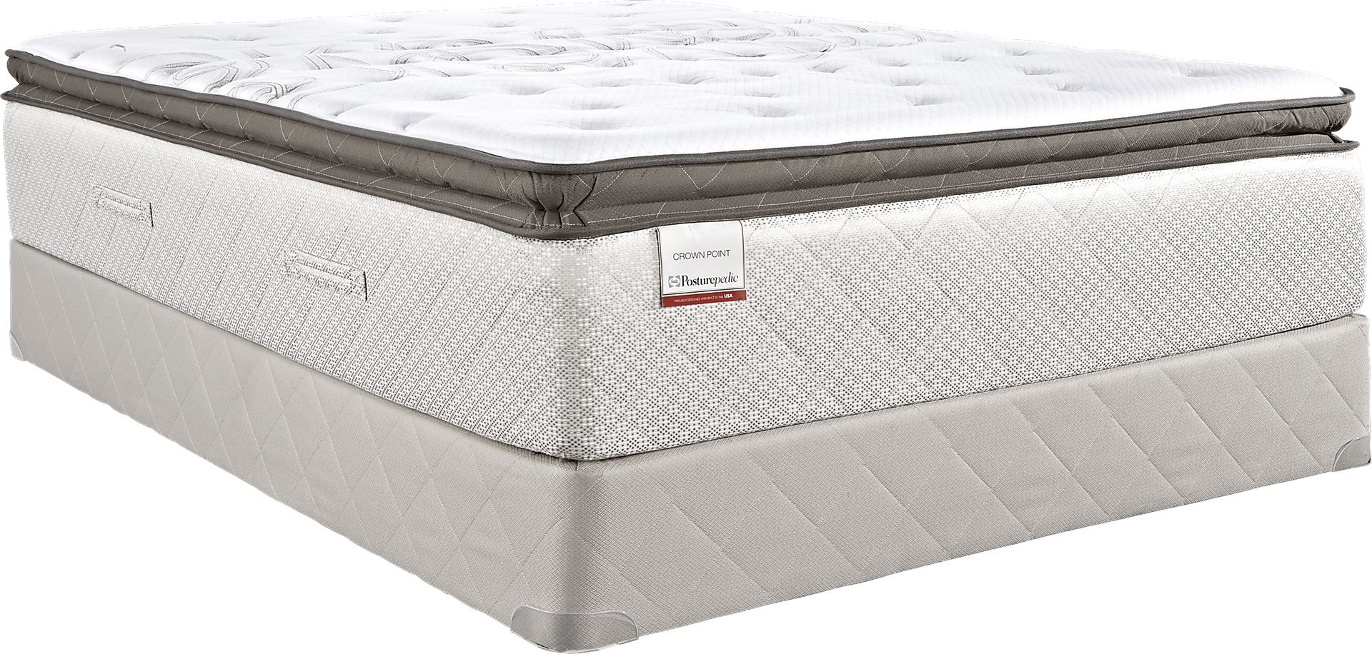 Sealy Crown Point Low Profile King Mattress Set - Image 2