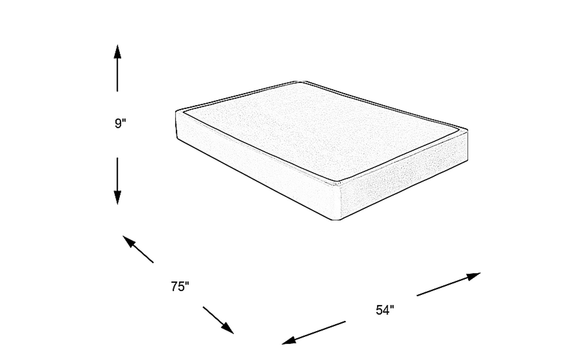 Dimension Image. Please refer to the Dimension Tab on this page for dimension details.
