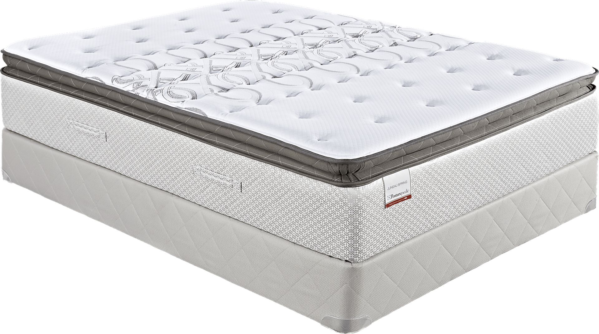 Sealy Juneau Spring Low Profile Queen Mattress Set - Image 1