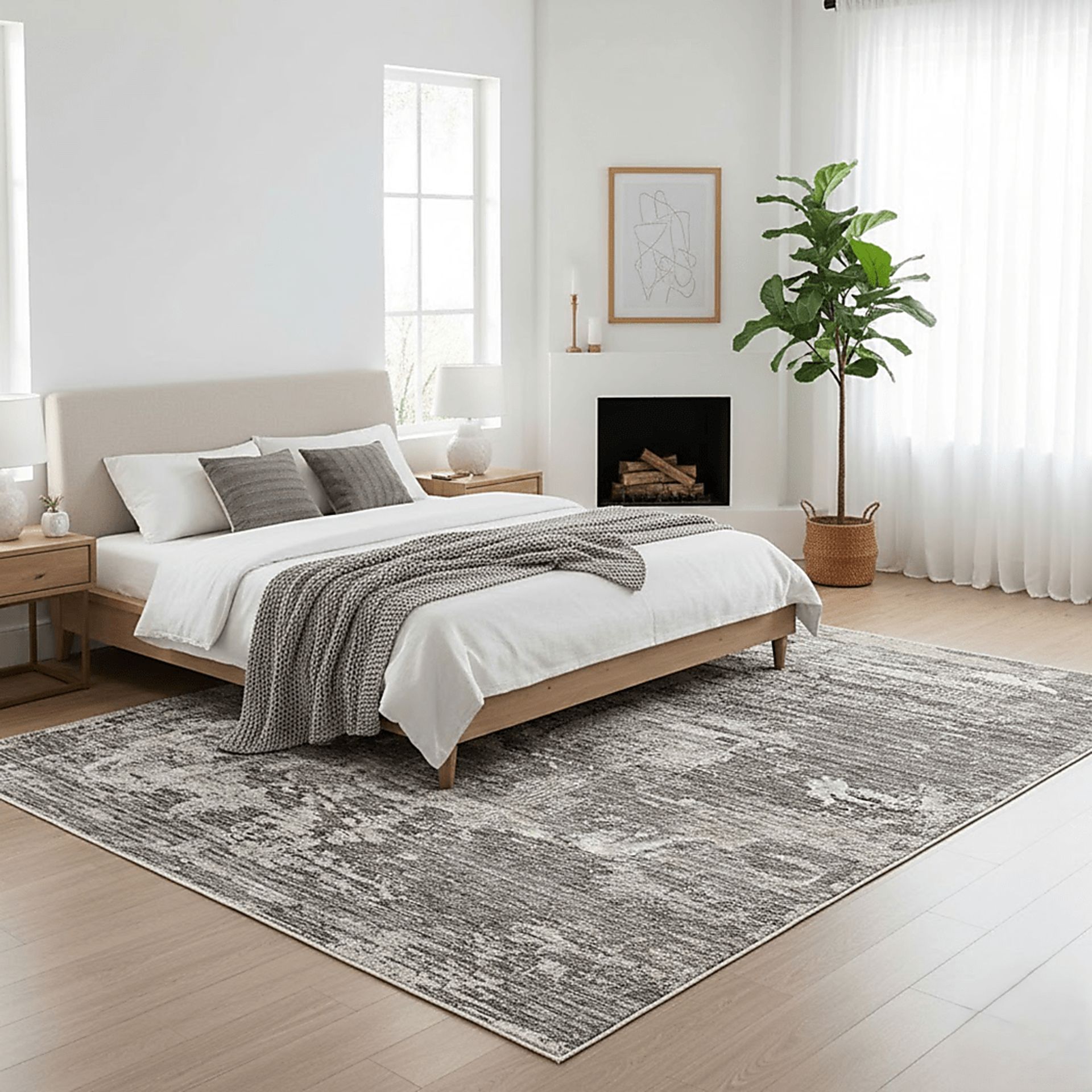 Sealy Machlou Dark Gray 4'11 x 7'6 Rug - Image 2