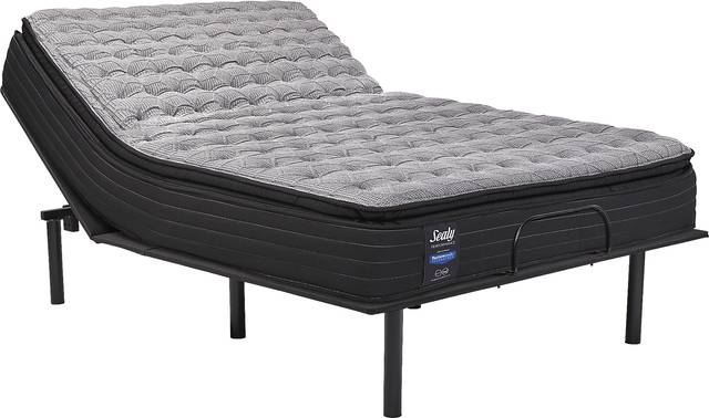 Sealy Performance Beech Street Queen Mattress with RTG Sleep 2000 Adjustable Base - Thumbnail - Image 1
