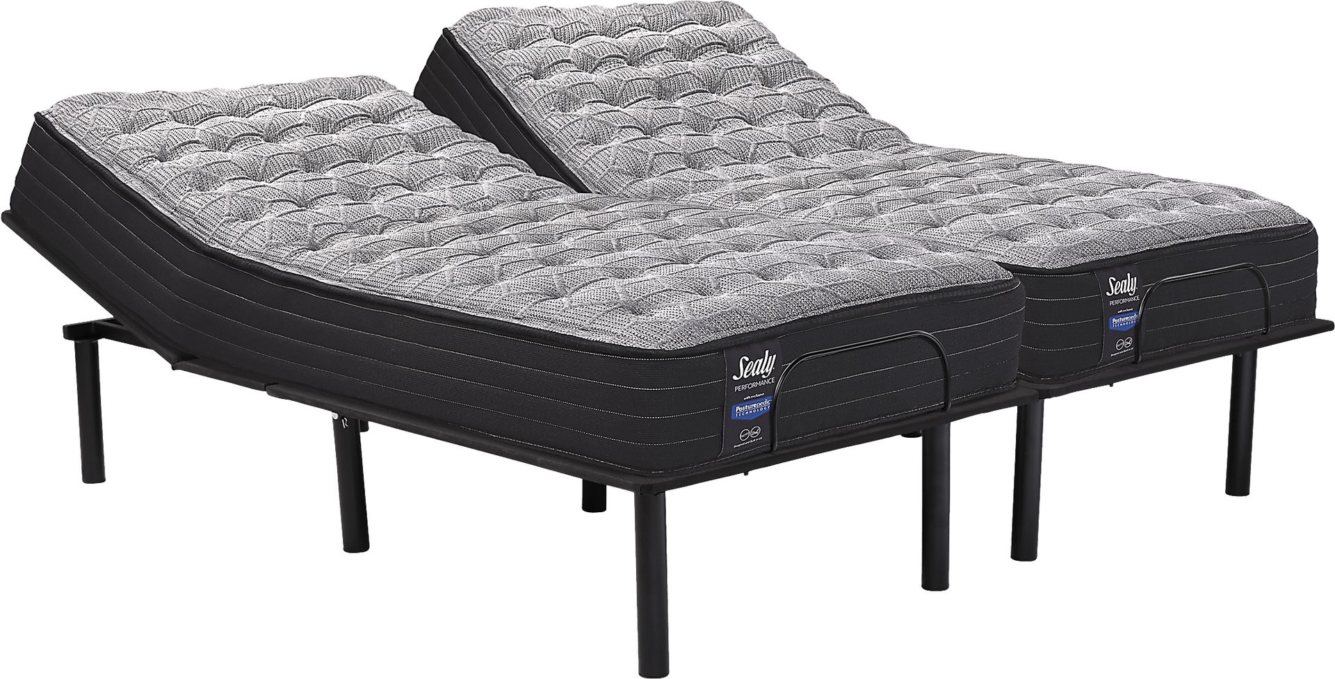 Sealy Performance Beech Street Split King Mattress with RTG Sleep 2000 Adjustable Base - Image 1