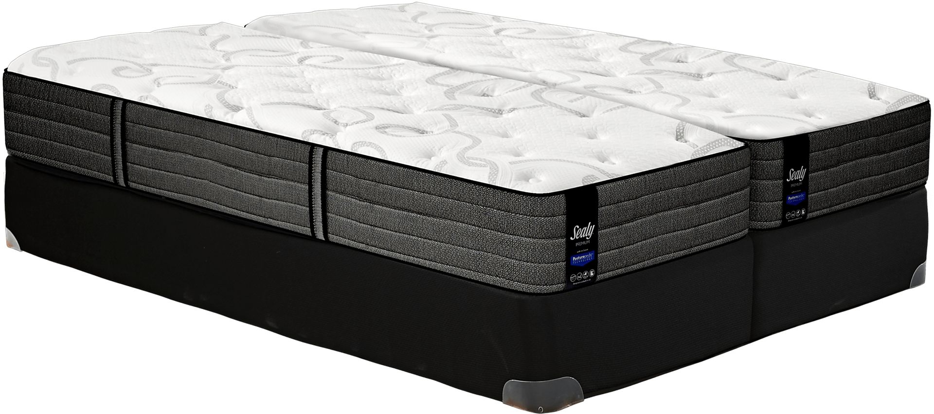 Sealy Performance Palm Harbor Low Profile Split King Mattress Set - Image 1