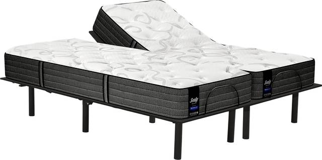 Sealy Performance Palm Harbor Split King Mattress with RTG Sleep 2000 Adjustable Base - Thumbnail - Image 1