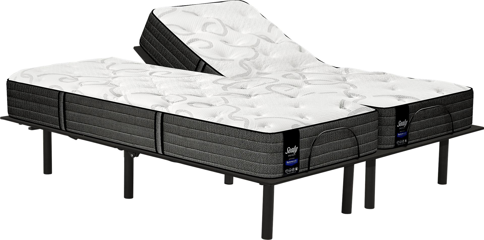 Sealy Performance Palm Harbor Split King Mattress with RTG Sleep 2000 Adjustable Base - Image 1