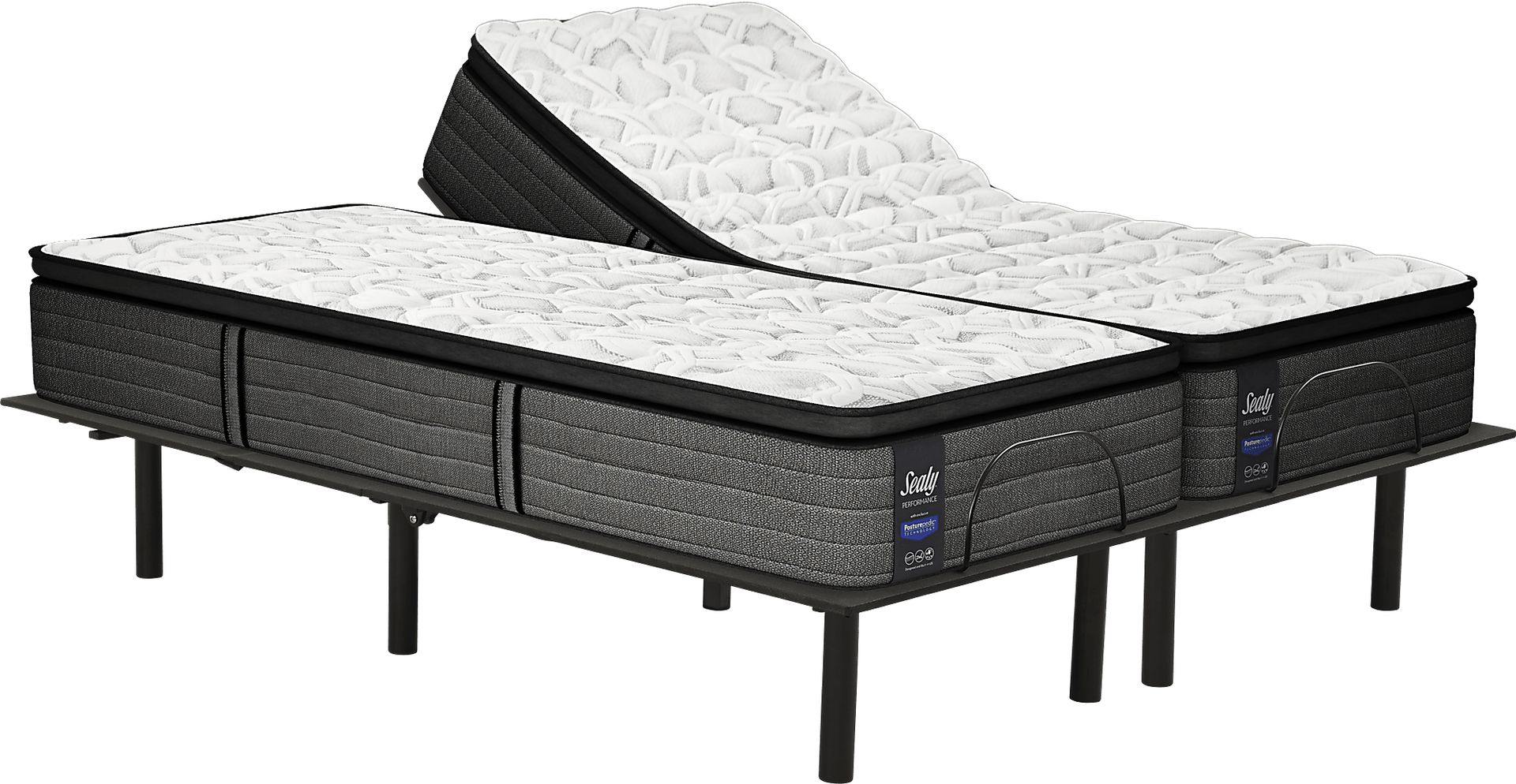 Sealy Performance Paradise Cove Split King Mattress with RTG Sleep 2000 Adjustable Base - Image 1