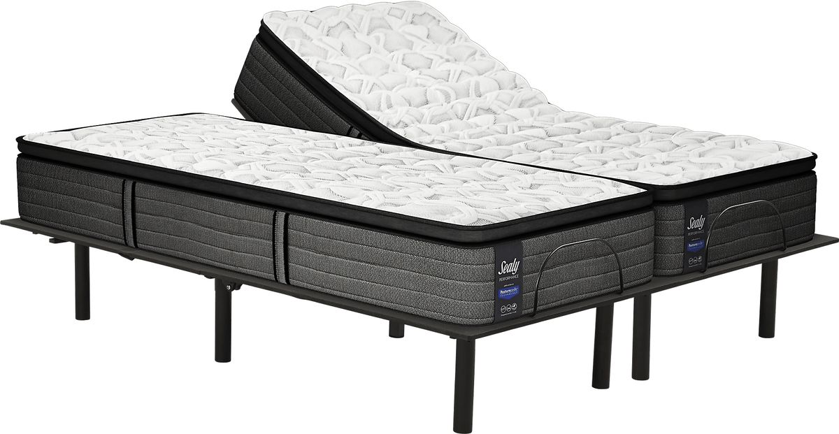 Sealy Paradise Cove Split King Adjustable Mattress Set Rooms to Go