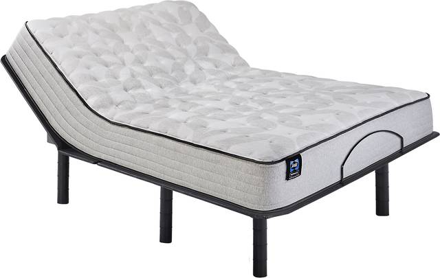 Sealy Posturepedic Beaufort King Mattress with Head Up Only Base - Thumbnail - Image 1