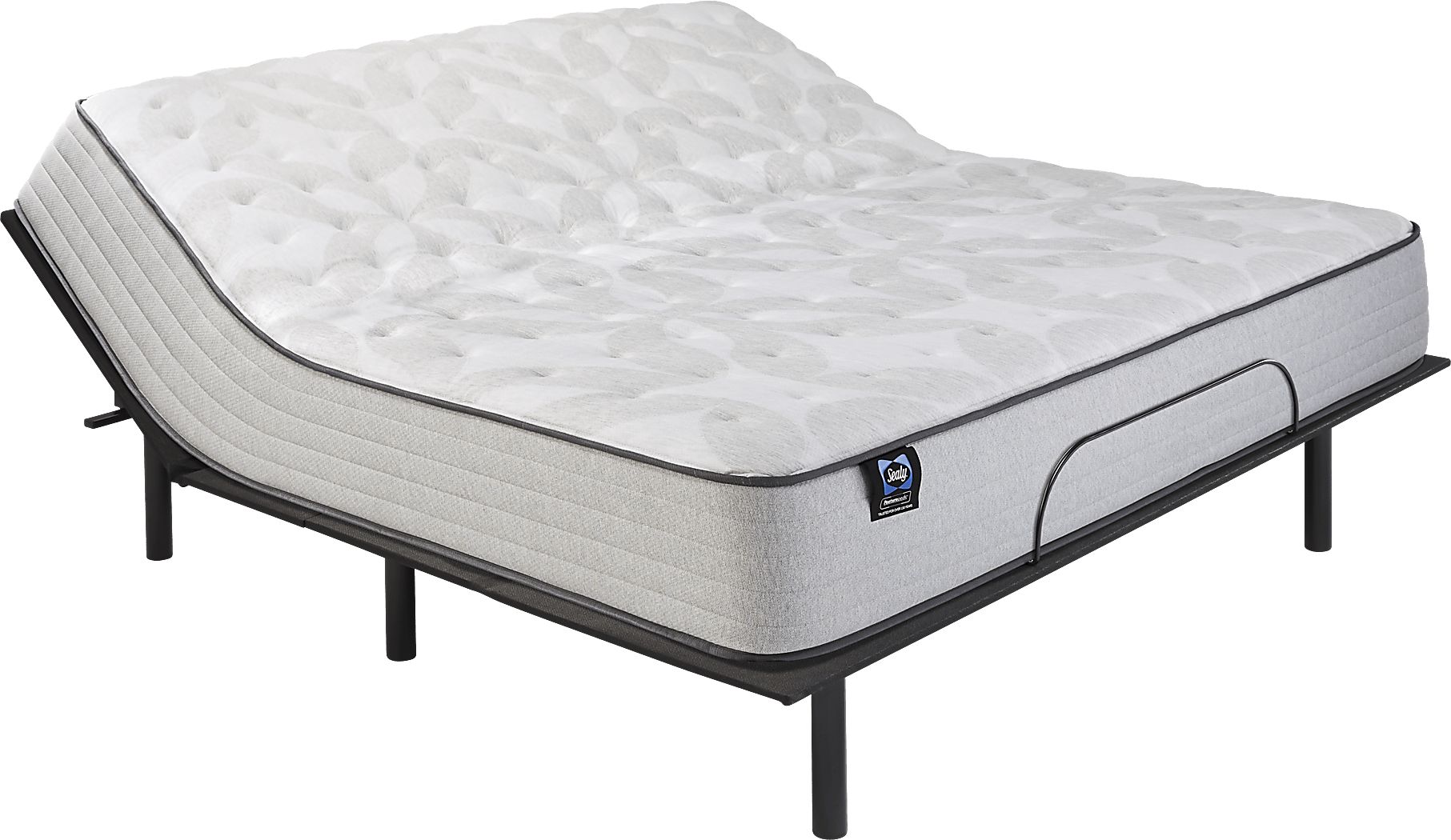 Sealy Posturepedic Beaufort King Mattress with Head Up Only Base ...