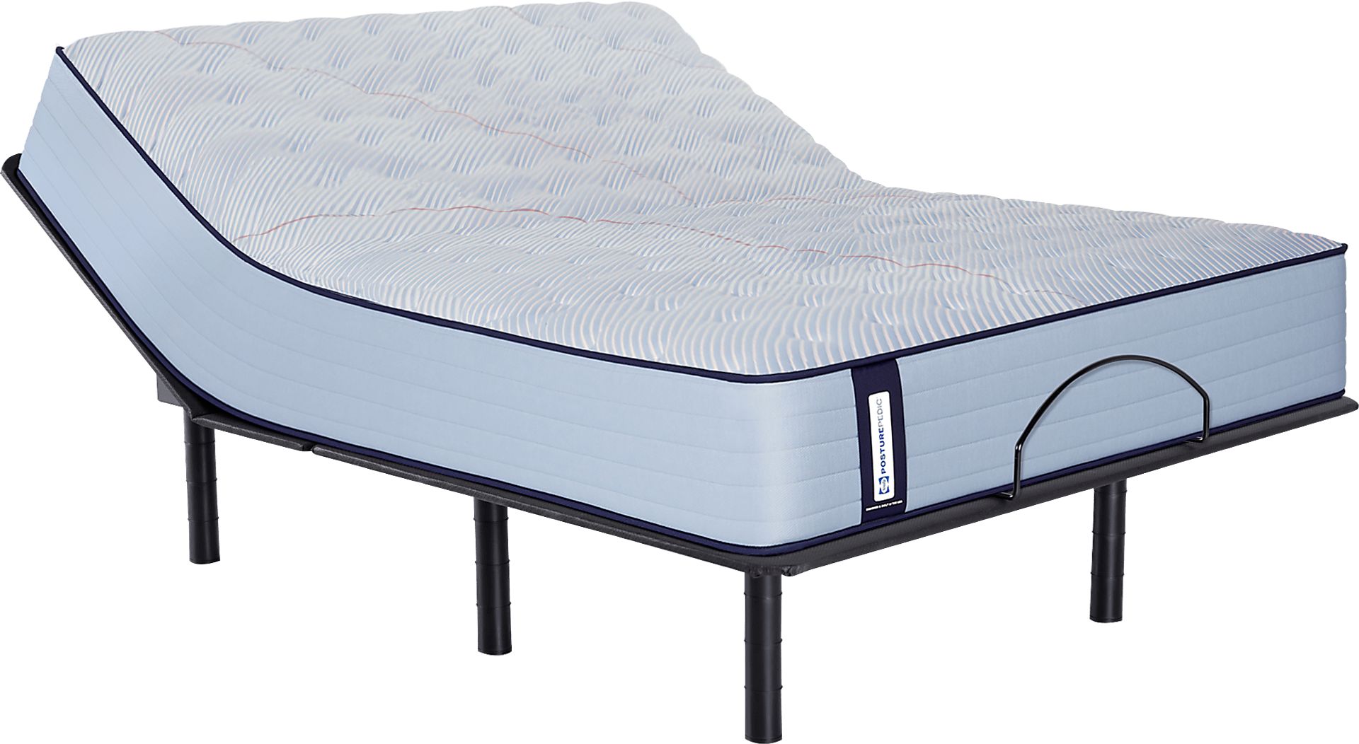 Sealy Posturepedic Brierwood Queen Mattress with Head Up Only Base - Image 1