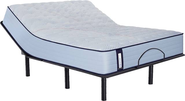 Sealy Posturepedic Brierwood Split King Mattress with Head Up Only Base - Thumbnail - Image 1