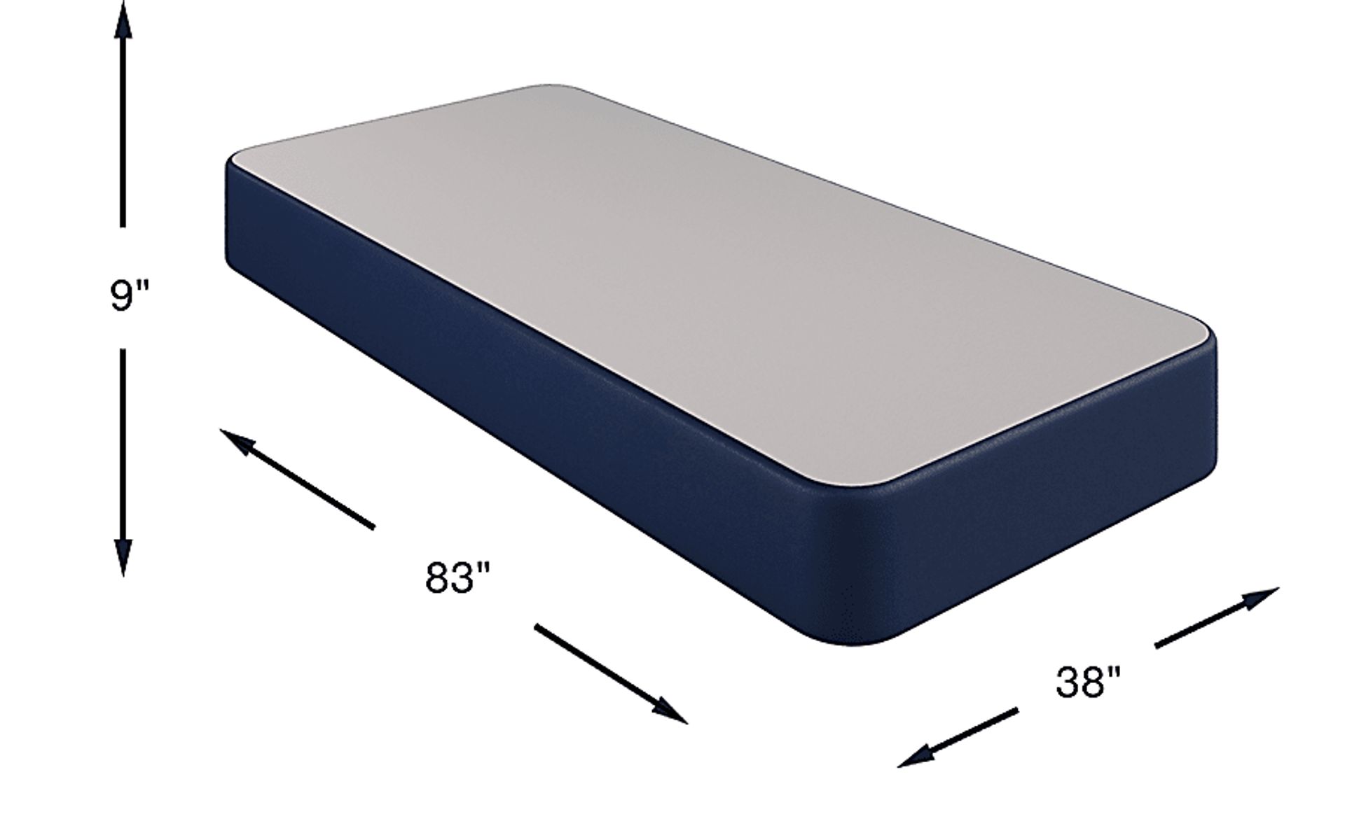 Dimension Image. Please refer to the Dimension Tab on this page for dimension details.