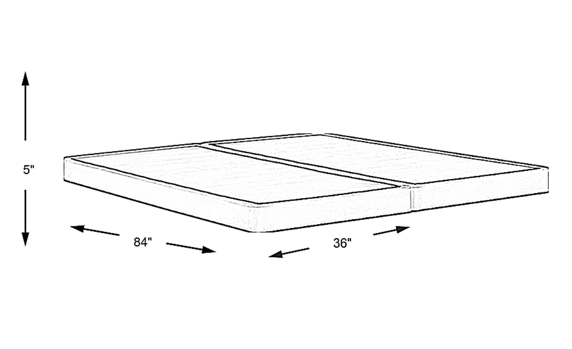 Dimension Image. Please refer to the Dimension Tab on this page for dimension details.