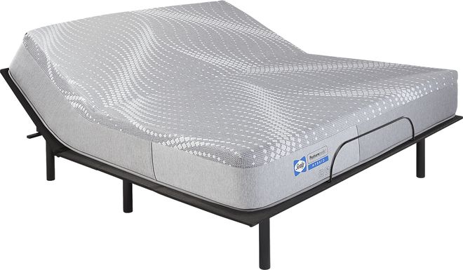 Sealy Posturepedic Elder Creek King Mattress with Head Up Only Base