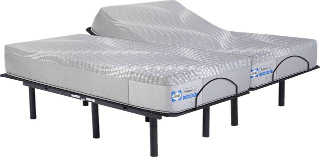 Sealy Posturepedic Elder Creek Split King Mattress with Head Up Only Base - Thumbnail - Image 1