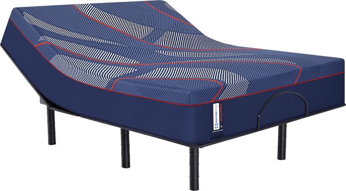 Sealy Posturepedic Hybrid Albany II King Mattress with Head Up Only Base