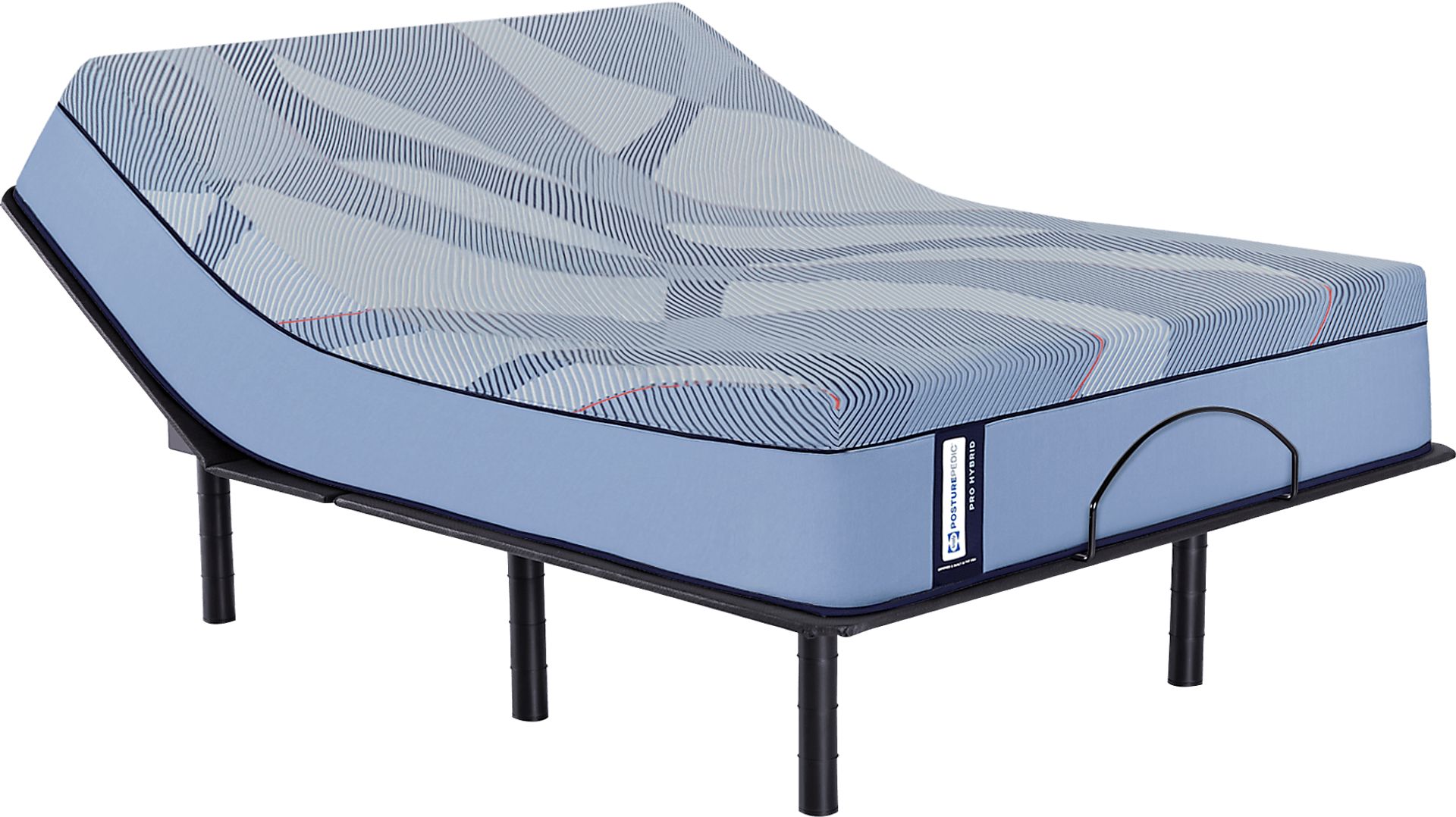 Sealy Posturepedic Hybrid Sonterra Queen Mattress with Head Up Only Base - Image 1