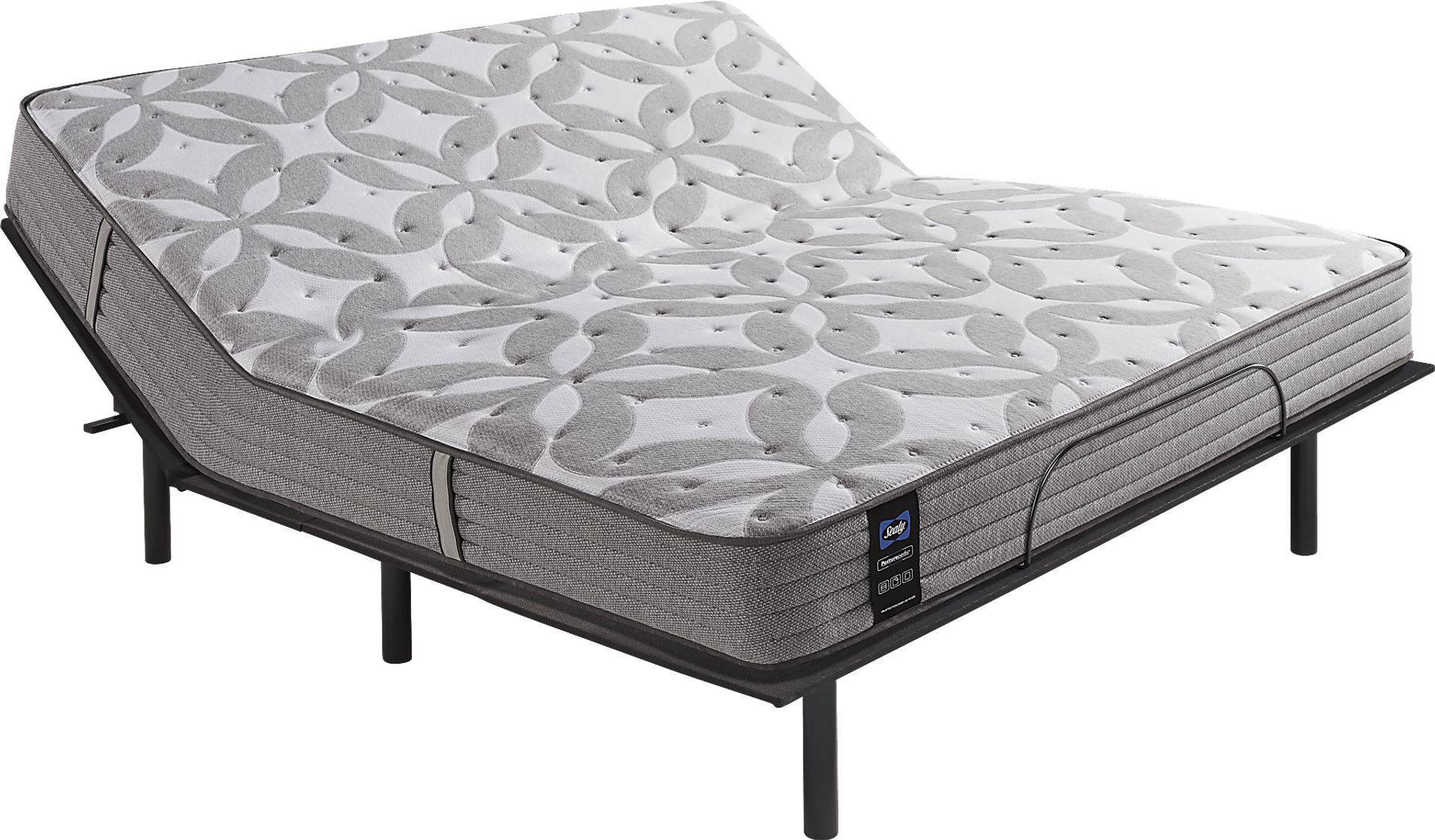 Sealy Posturepedic Kestrel King Mattress with Head Up Only Base - Image 1