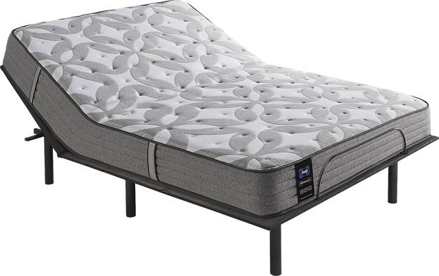 Sealy Posturepedic Kestrel Queen Mattress with Head Up Only Base - Thumbnail - Image 1