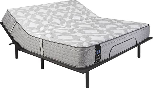 Sealy Posturepedic Lydbury King Mattress with Head Up Only Base - Thumbnail - Image 1
