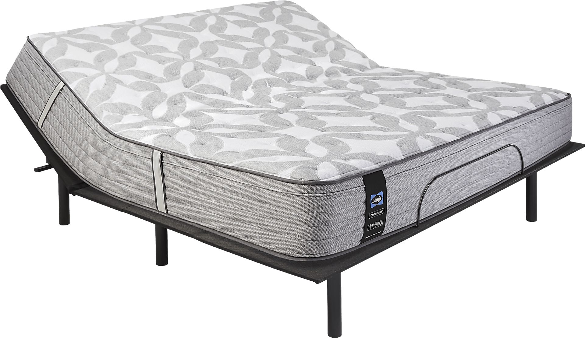 Sealy Posturepedic Lydbury King Mattress with Head Up Only Base - Image 1