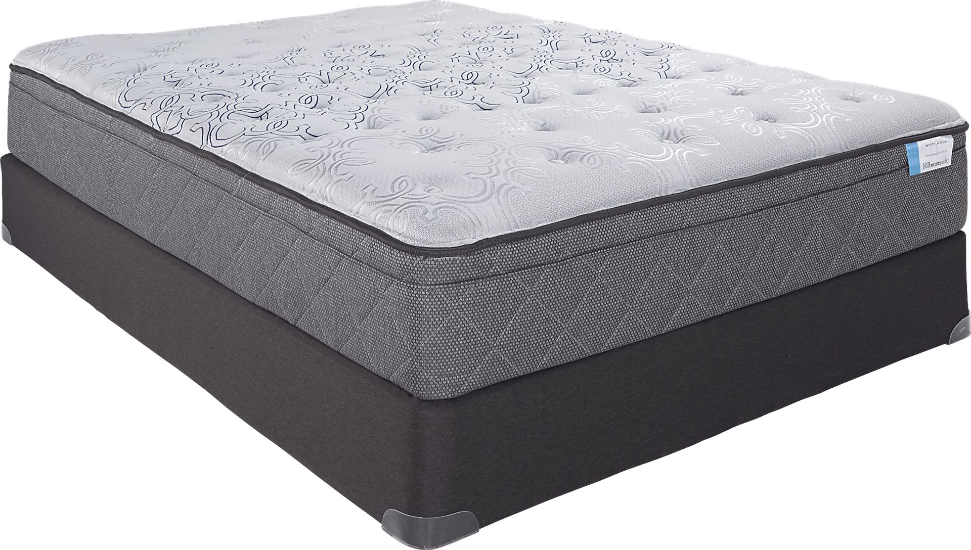 Sealy Posturepedic Mystic Gold Low Profile Queen Mattress Set - Image 1