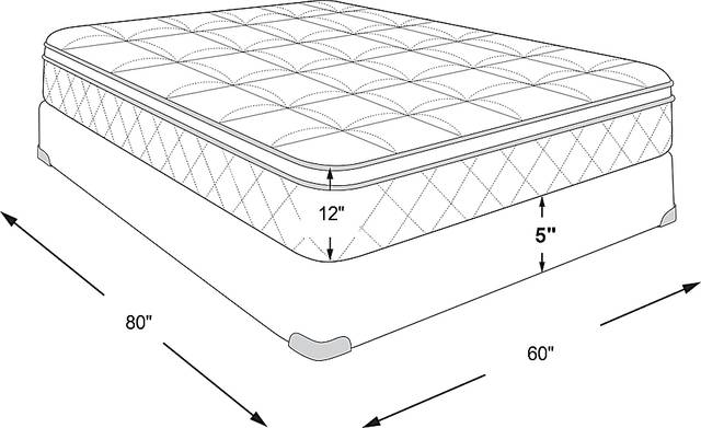 Dimension Image. Please refer to the Dimension Tab on this page for dimension details.