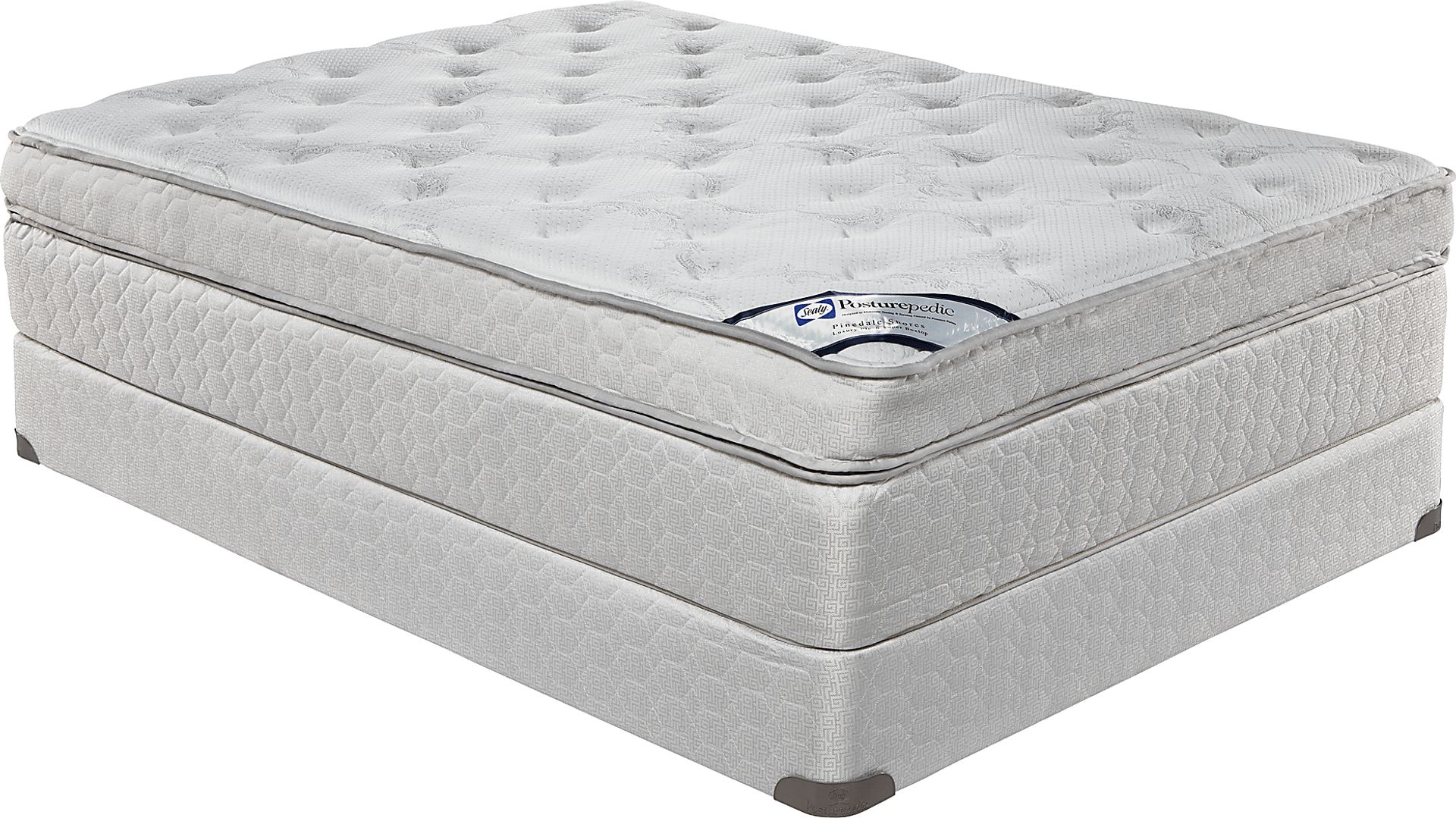 Sealy Posturepedic Pinedale Shores Queen Mattress Set Plus HDTV - Image 1