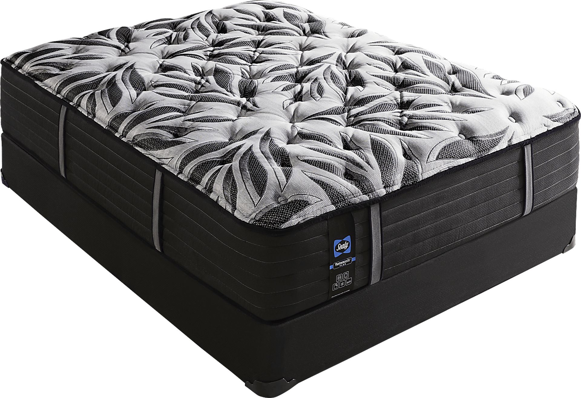 Sealy Posturepedic Plus Colliford Queen High Profile Mattress Set - Image 1